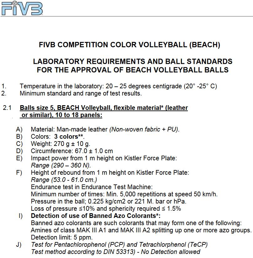 Volley ball Chart